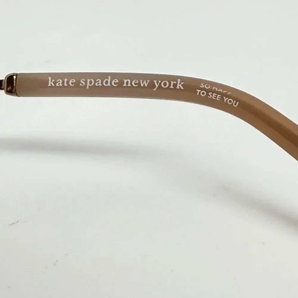 Kate Spade Zeena/G 0AU2 Red Gold Geometric Women's Eyeglasses H17943‎